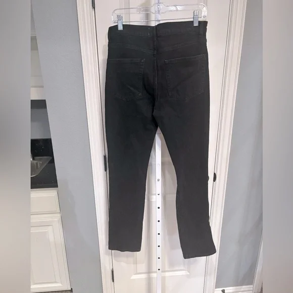 Reformation Faded Black Fray High Waisted Jeans Size 30 - Picture 2 of 5